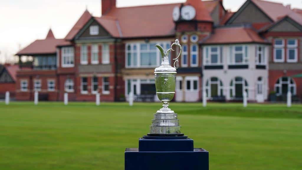 The open championship trophy