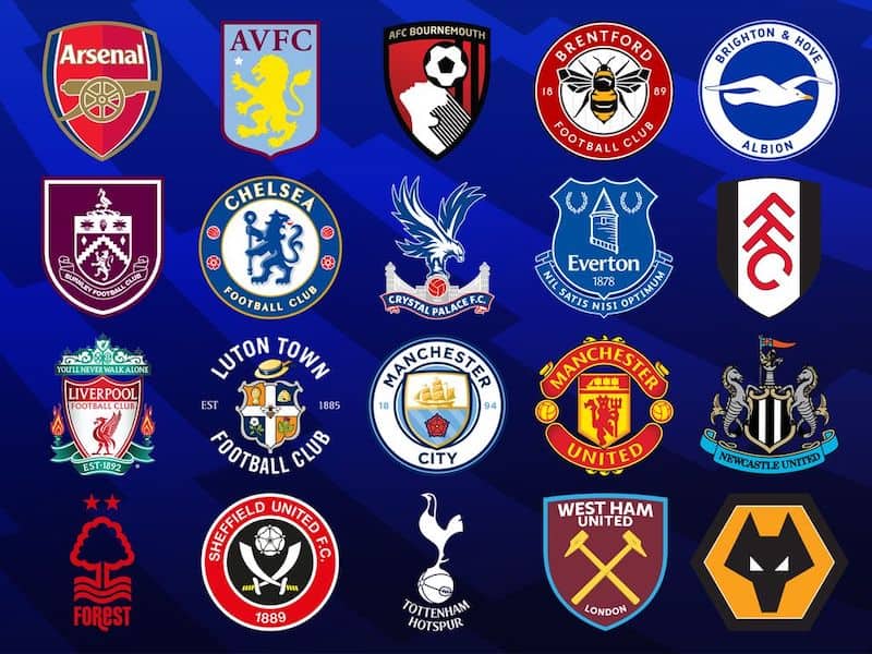 Premier League Team Logos