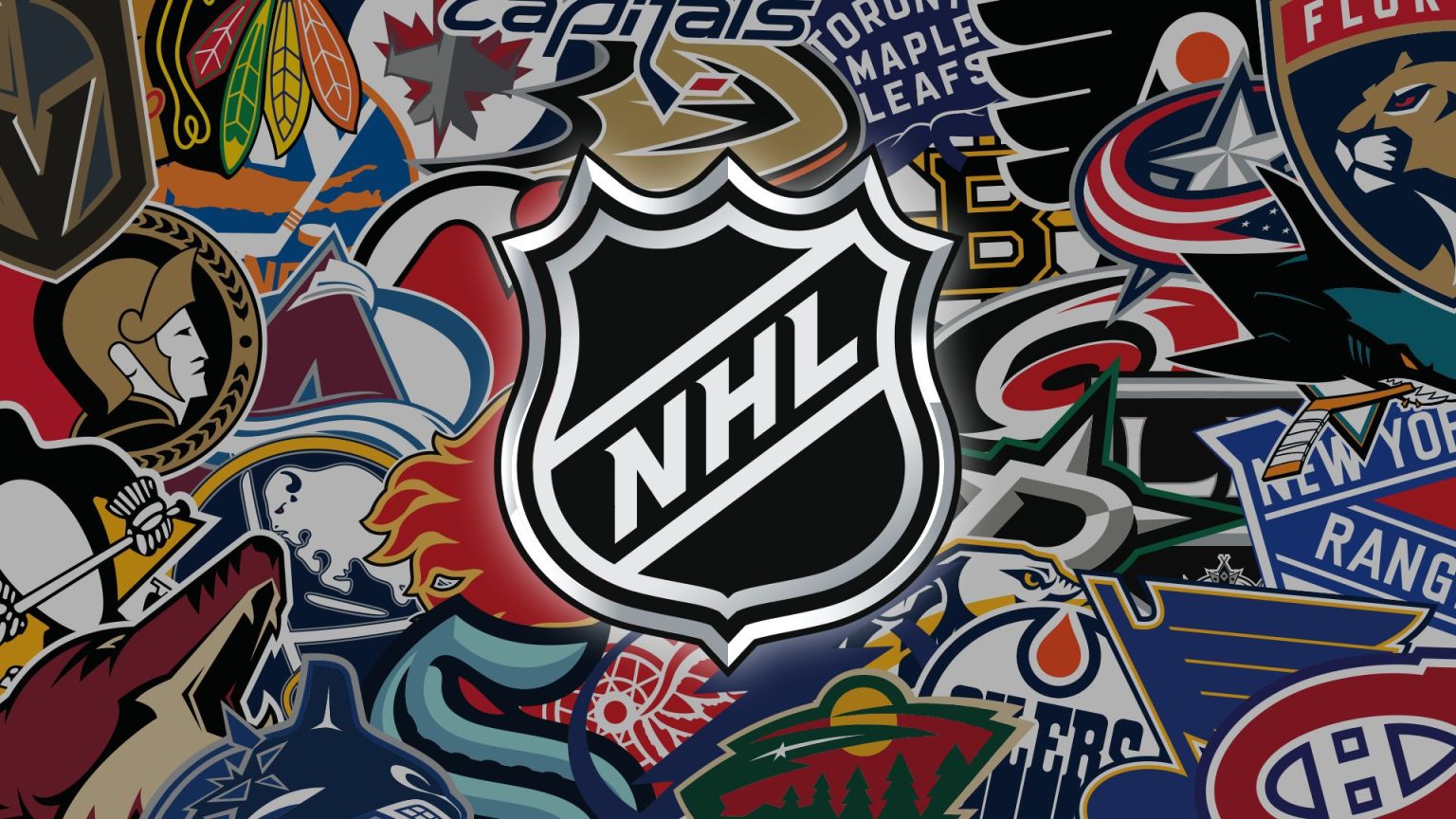 collage of NHL logos