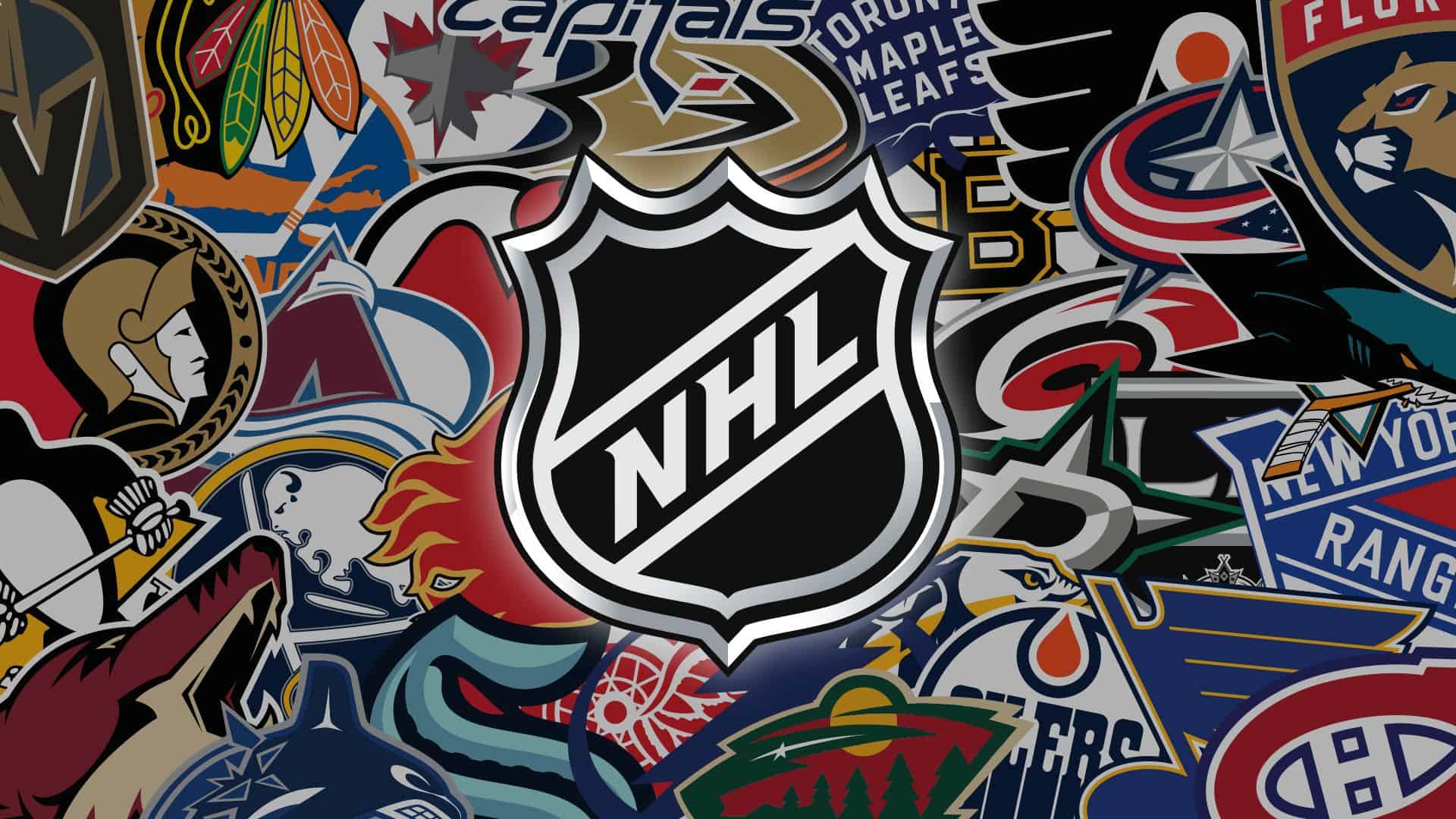 collage of NHL logos