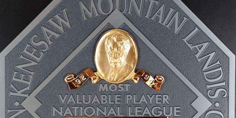Most Valuable Player Trophy - MLB MVP Futures