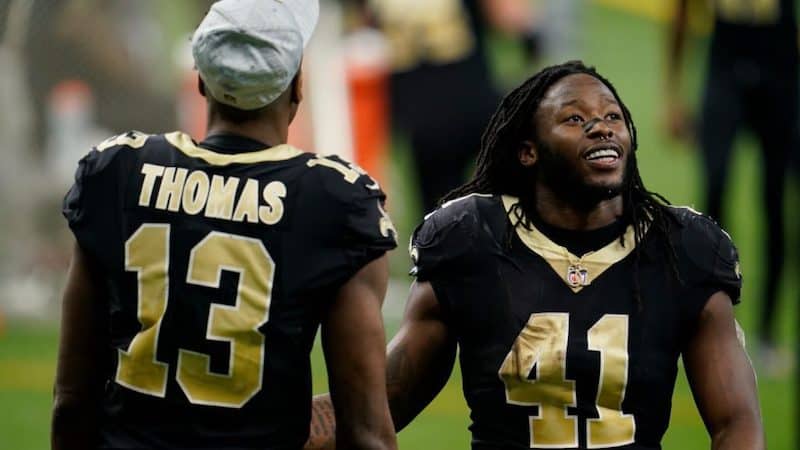 NFC South win totals for the Saints - Thomas and Kamara