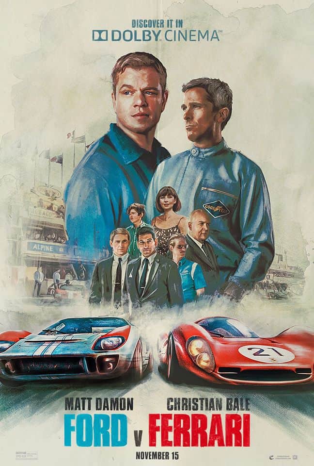 Race to the Top - Ford v. Ferrari movie logo