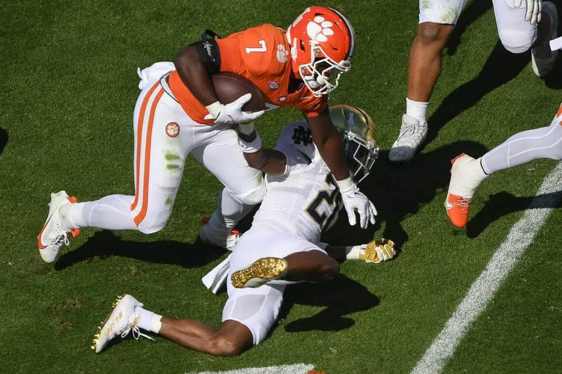 Phil Mafah Leads Clemson Past No. 15 Notre Dame - SportsHub