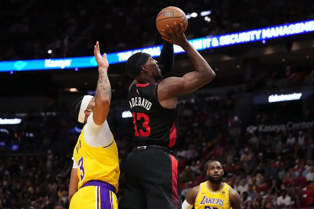 Bam Adebayo Posts Triple-double As Heat Nip Lakers - SportsHub