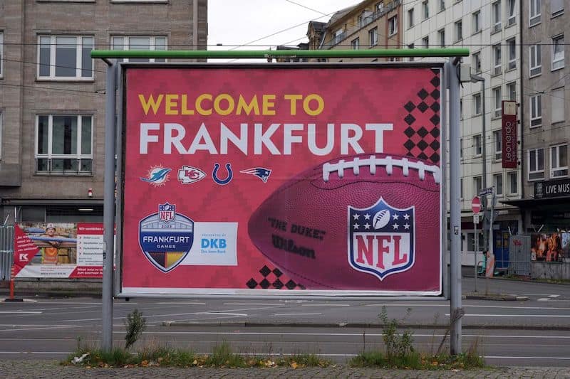 Continuing Growth With NFL Frankfurt Games - November 12