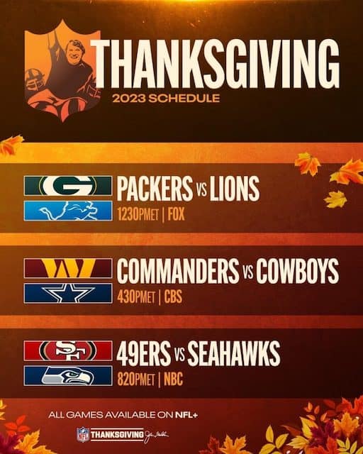 Feast on Thanksgiving Football - November 23