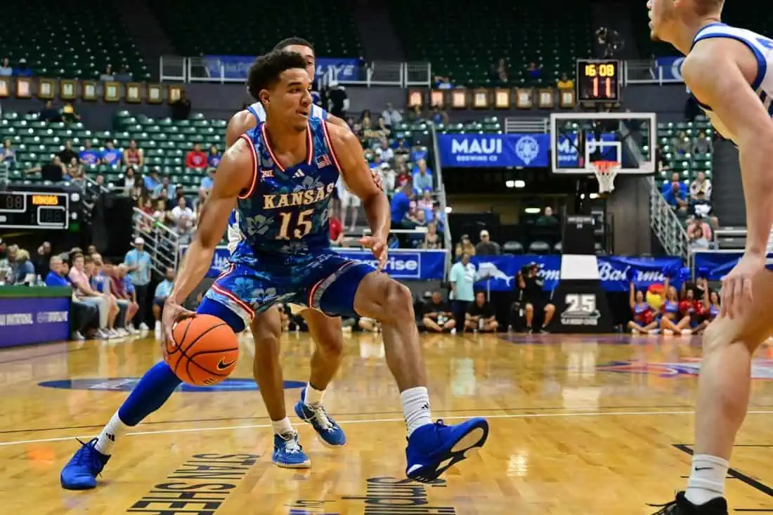 Kevin McCullar Jr. Logs Another Triple-double For No. 1 Kansas