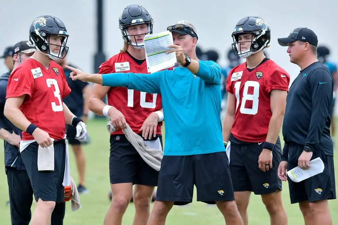 Jaguars backup QB preparing to start with Trevor Lawrence idle