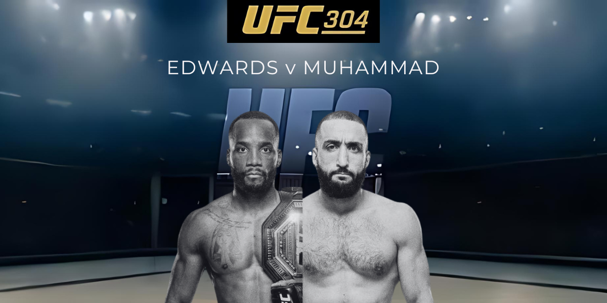 ufc 304 fighters EDWARDS and MUHAMMAD